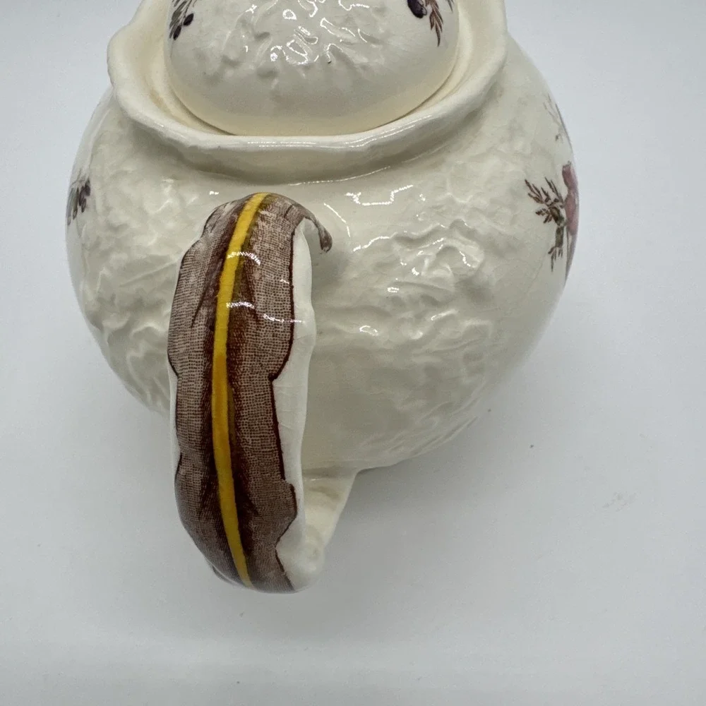 Masons Friarswood ironstone embossed coffee pot teapot